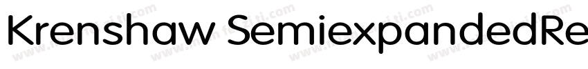 Krenshaw SemiexpandedRegular字体转换